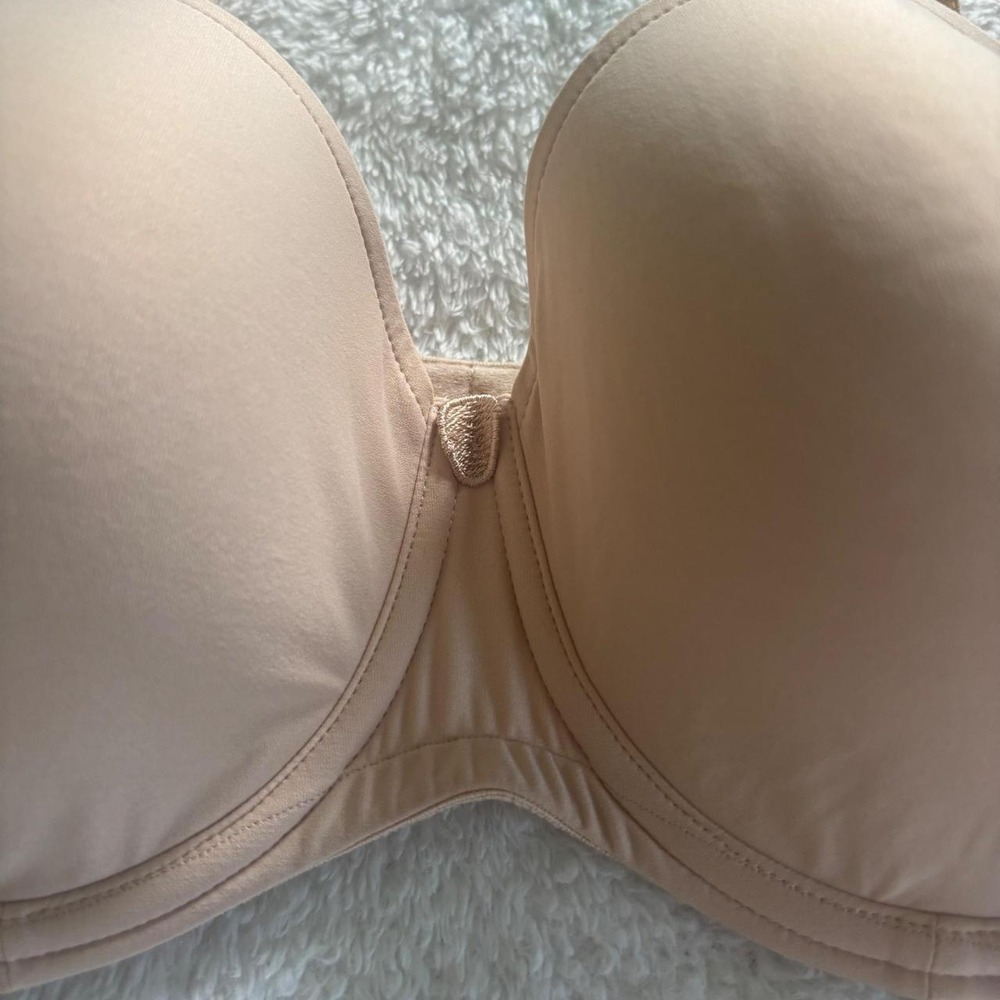 Women's 34D MARIE JO Tom Balcony Multi-Way Strapless Underwire Bra Caffé Latte - Picture 2 of 8